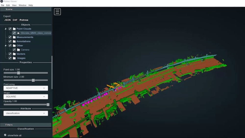  Potreeの製品画面2